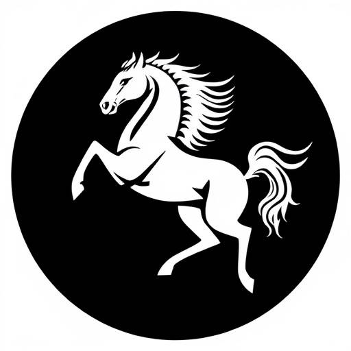 Bella Machina logo featuring a stylized prancing horse